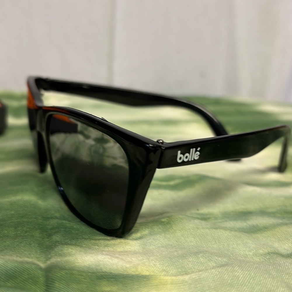 BOLLE- Mens Brecken HD Polarized Black Gloss Sunglasses